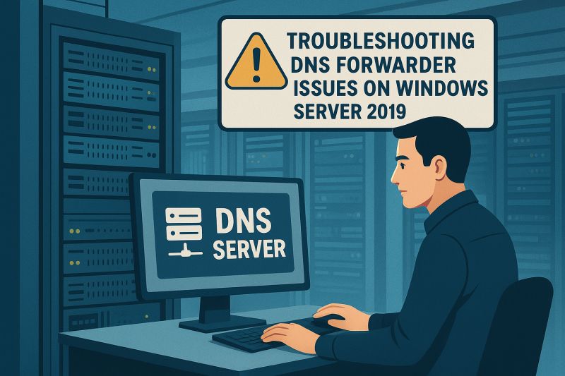 🔎 رفع مشکلات DNS Forwarder در ویندوز سرور ۲۰۱۹